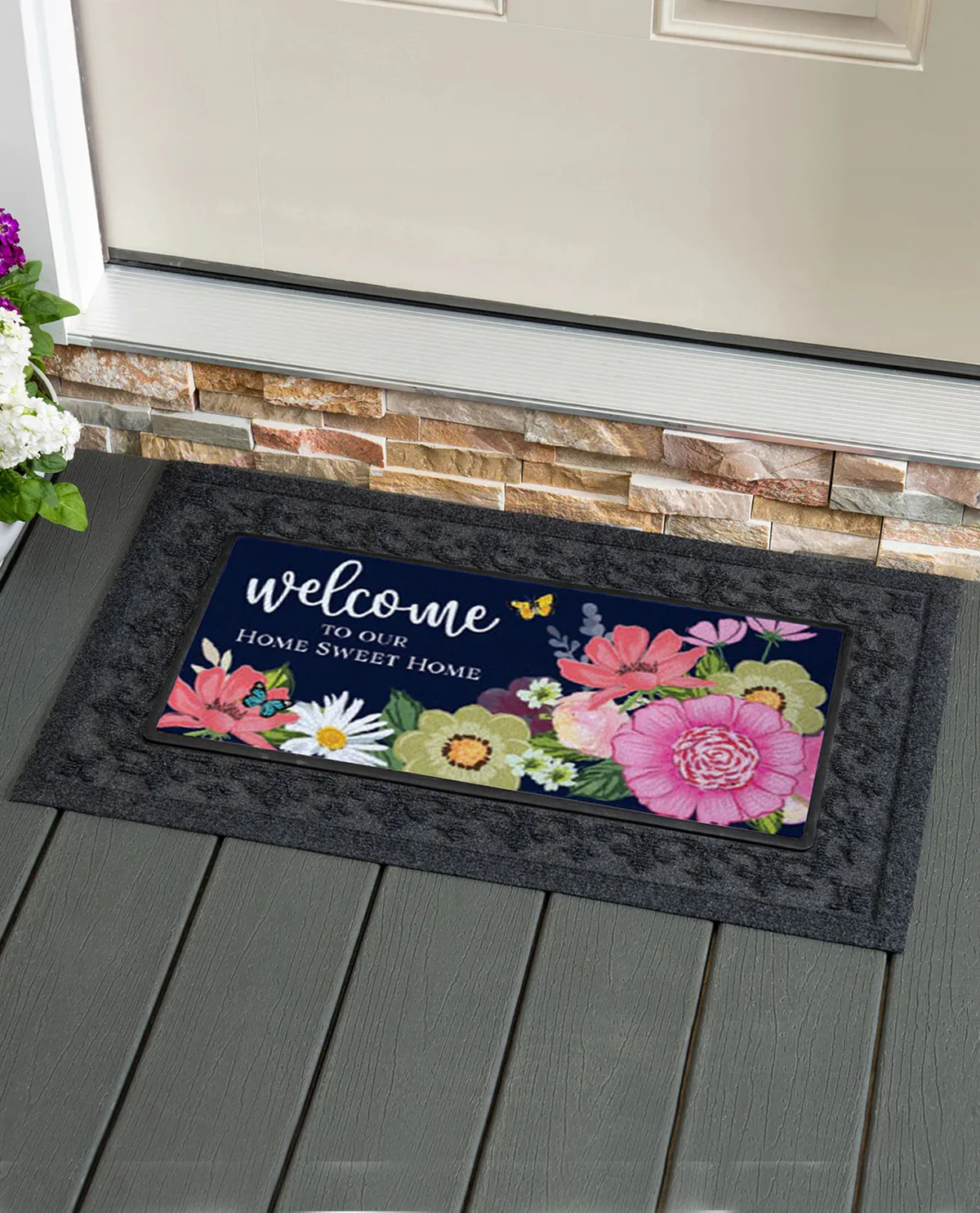 Evergreen Embossed Fleur de Lis Sass Tray - Image 3