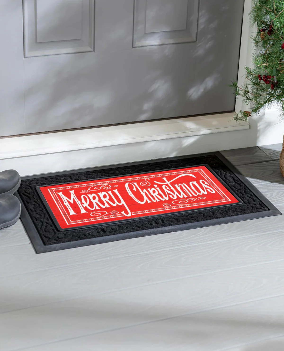 Evergreen Embossed Fleur de Lis Sass Tray - Image 4