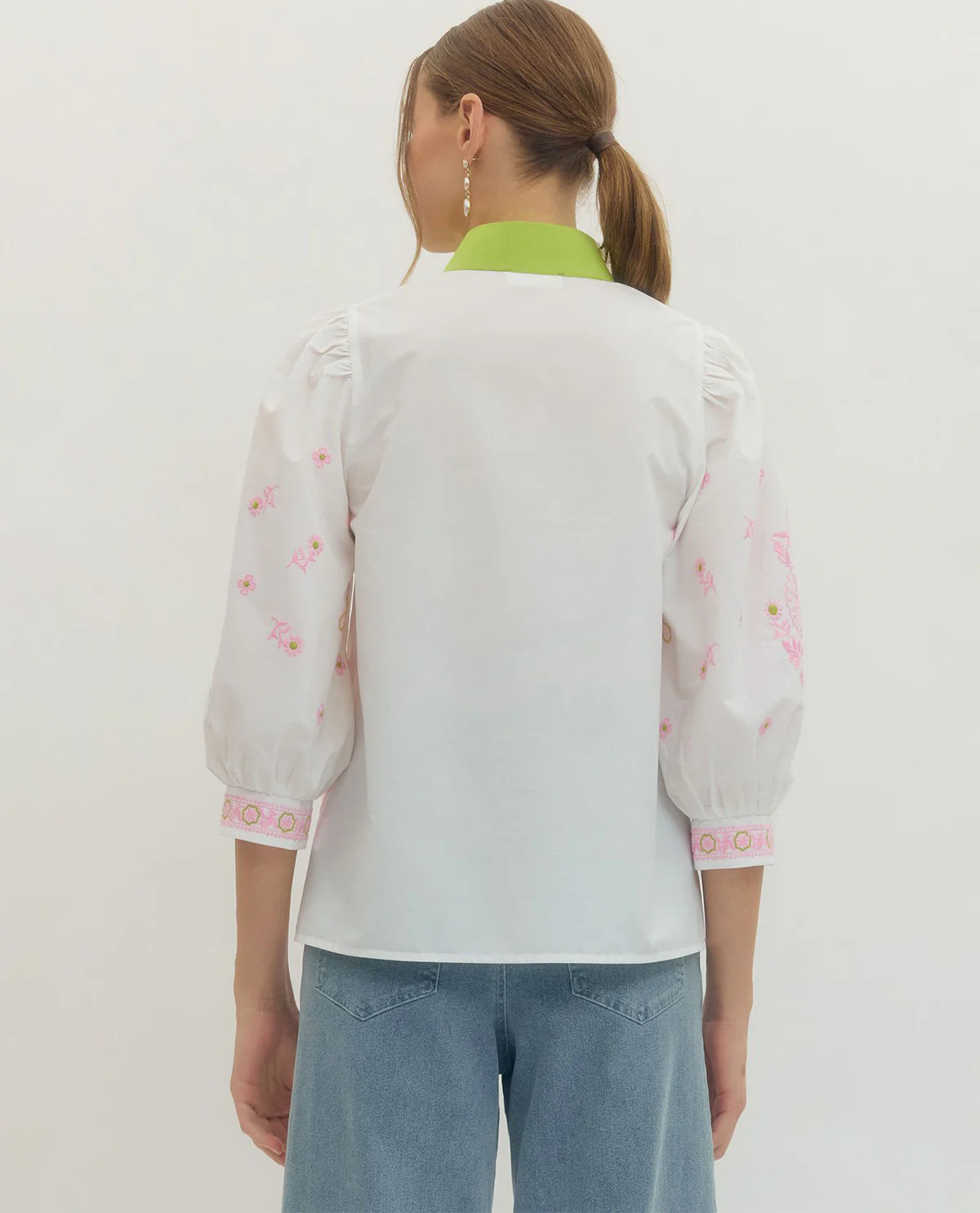 Entro Border Print Top - Image 3