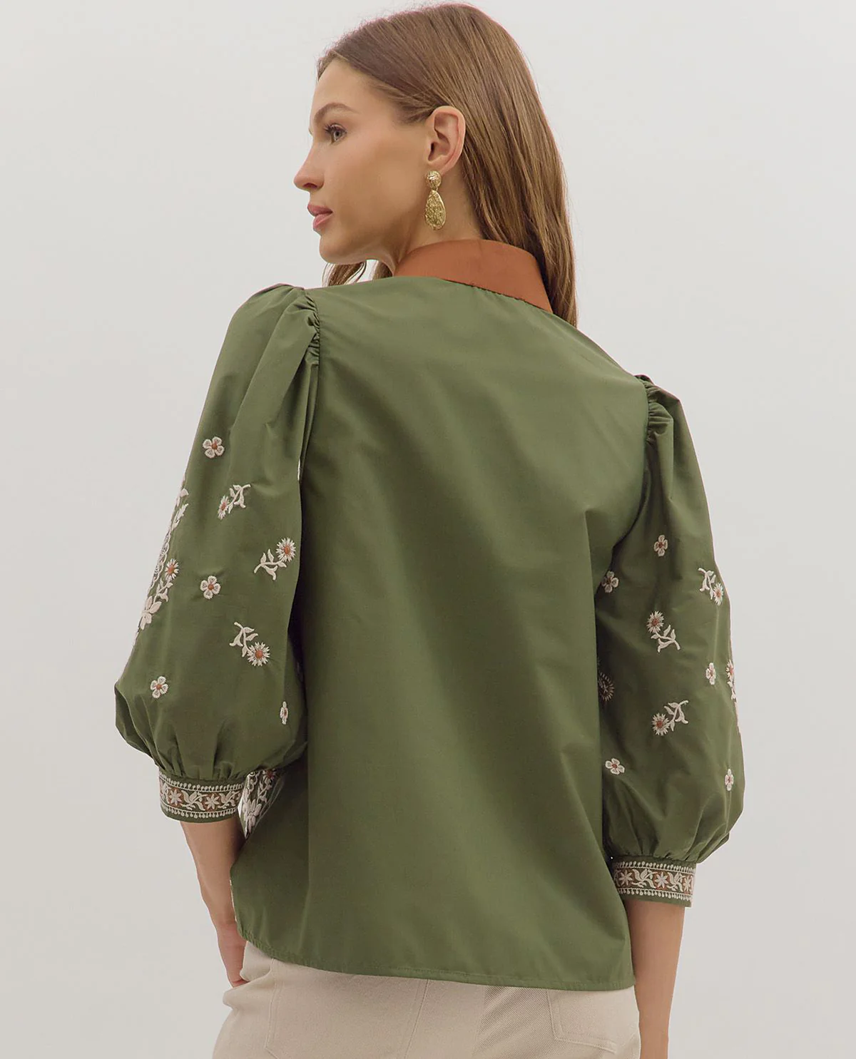 Entro Border Print Top - Image 6