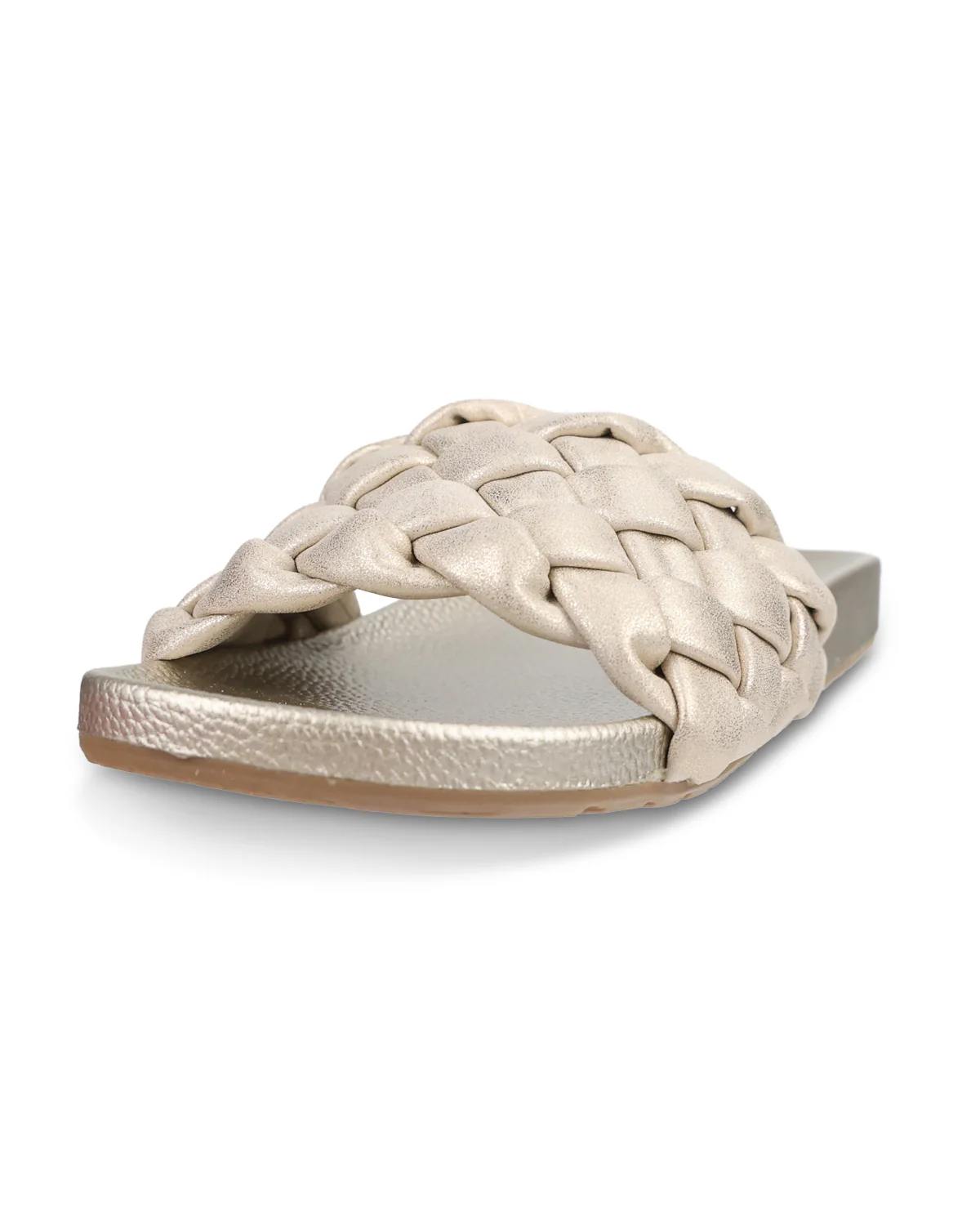 Hey Girl Extra Washed Sandal Gold Metallic - Image 2