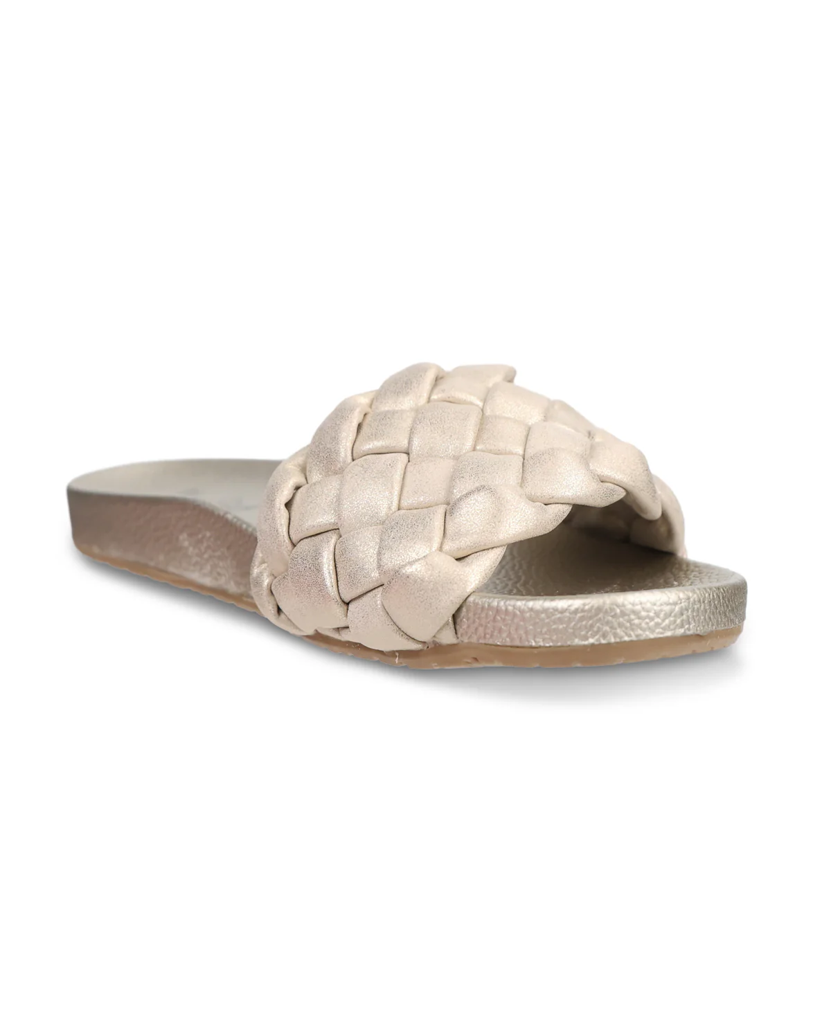 Hey Girl Extra Washed Sandal Gold Metallic - Image 3