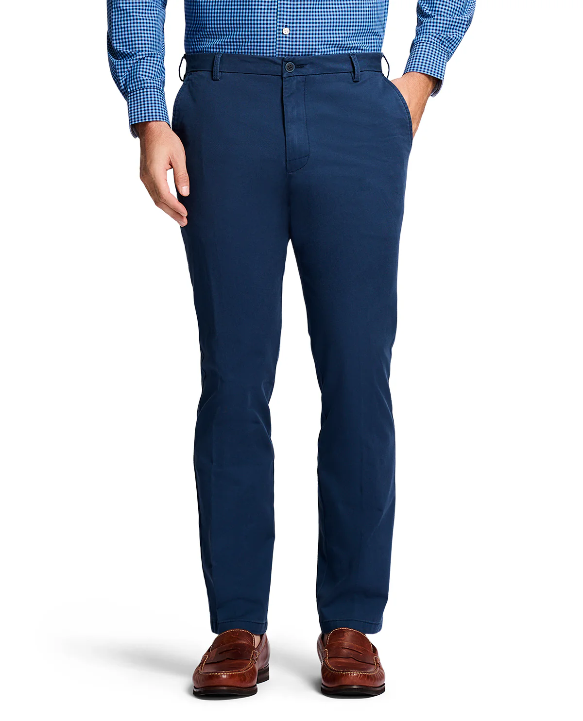 Izod Flat Front Saltwater Twill Chino Pant - Image 3