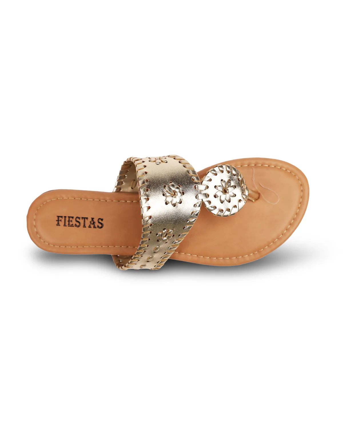 Fiestas Rosetta-26 Sandal Gold Metallic - Image 6
