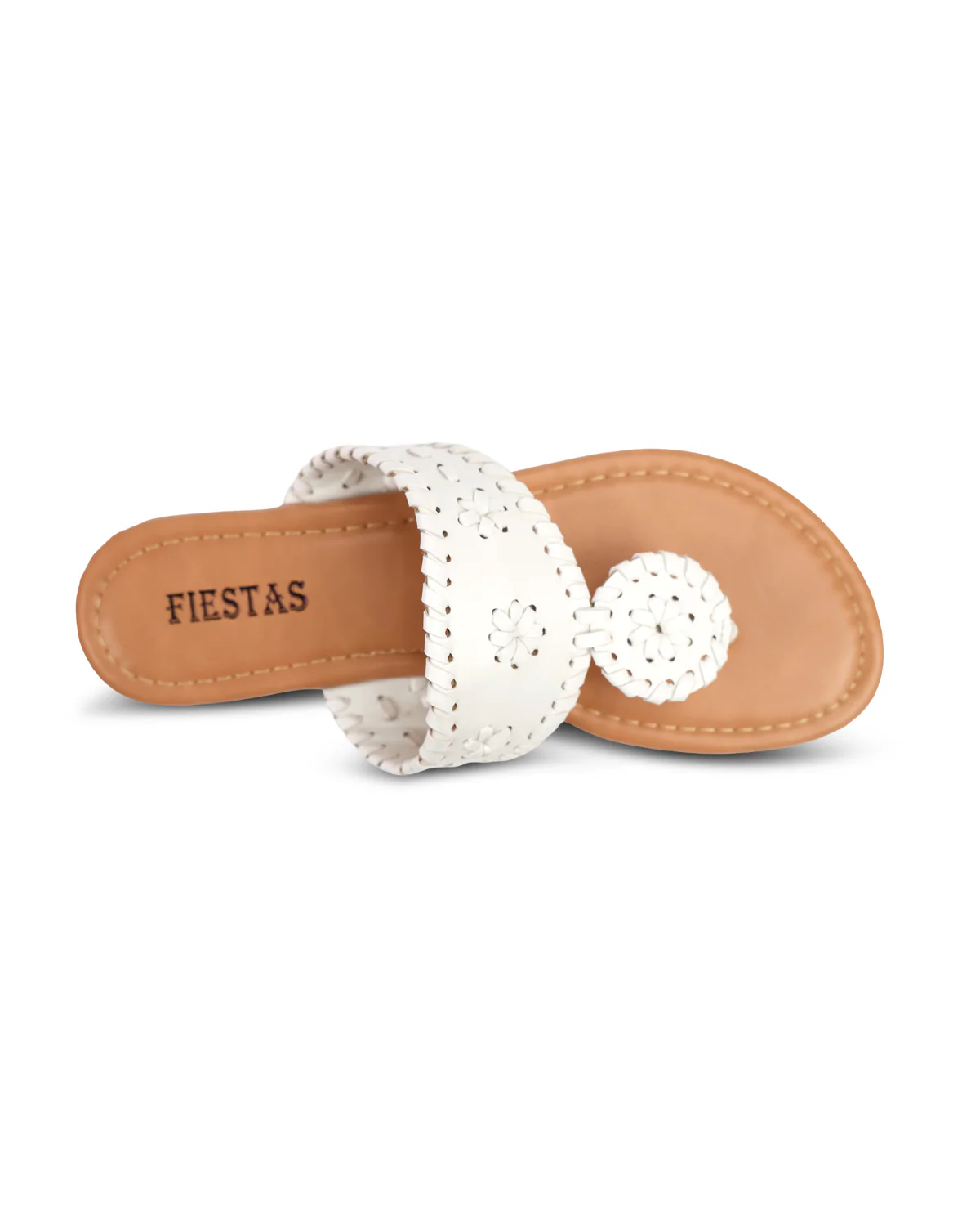 Fiestas Rosetta-26 Sandal White - Image 5