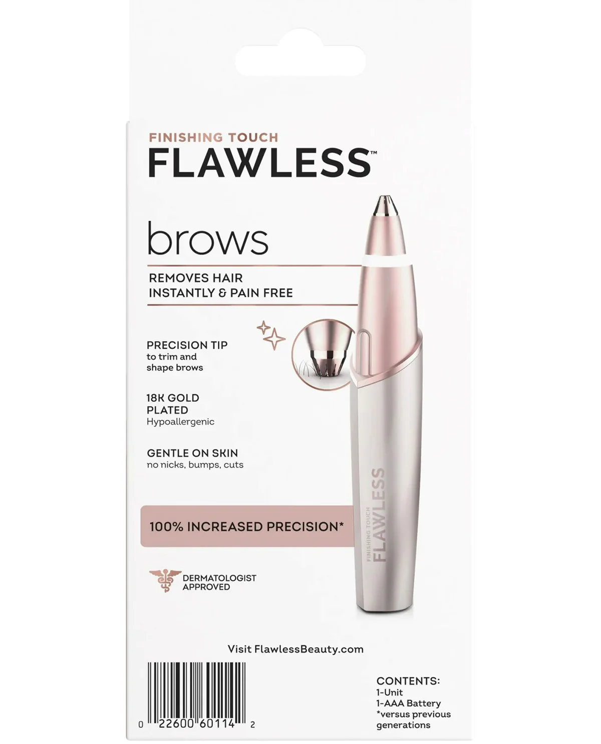 Flawless Finishing Touch White Brow Hair Remover - Image 10