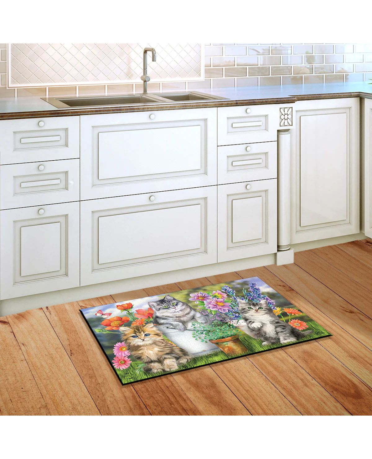 Garden Cats Spring Doormat - Image 4