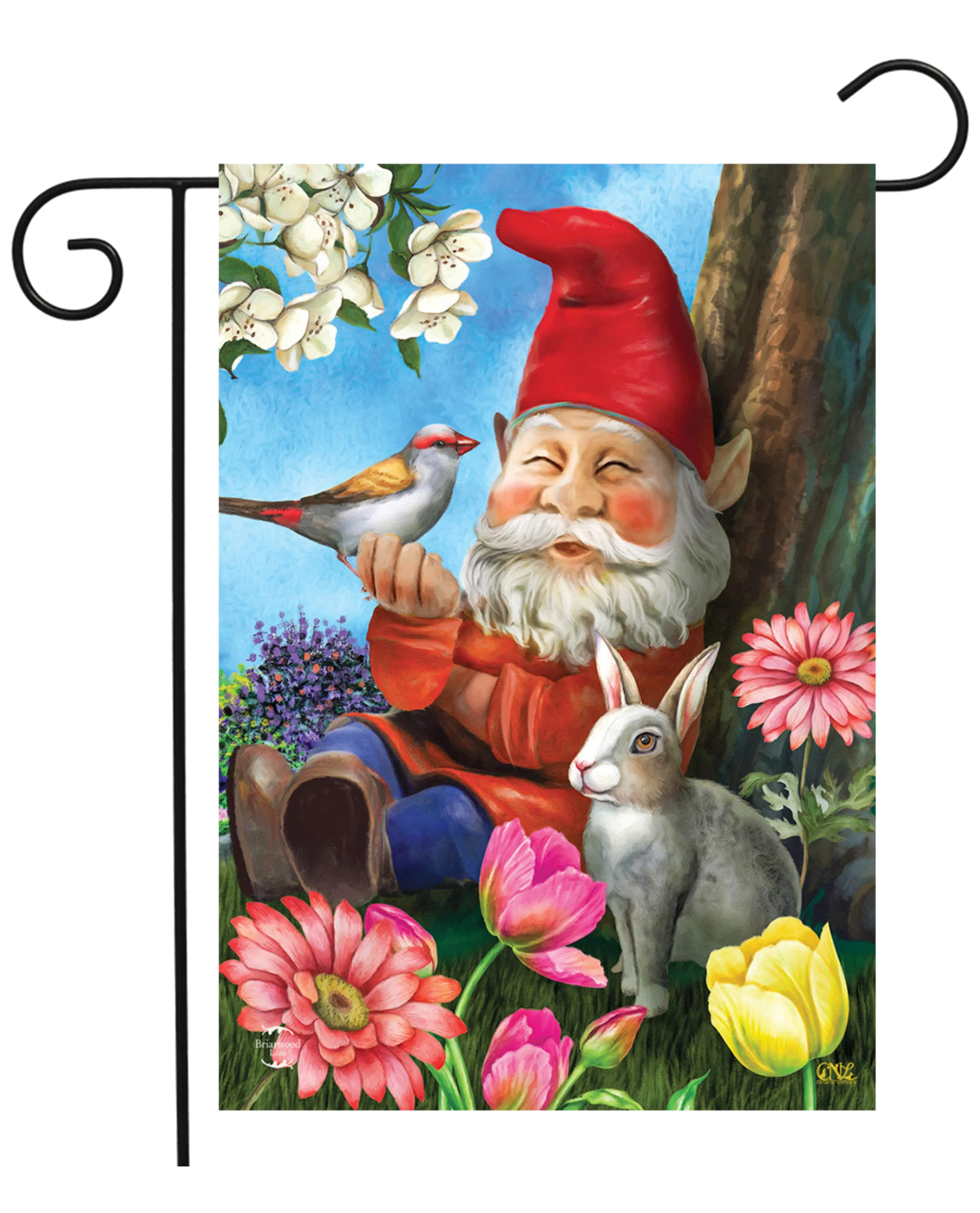Garden Gnome Garden Flag - Image 2