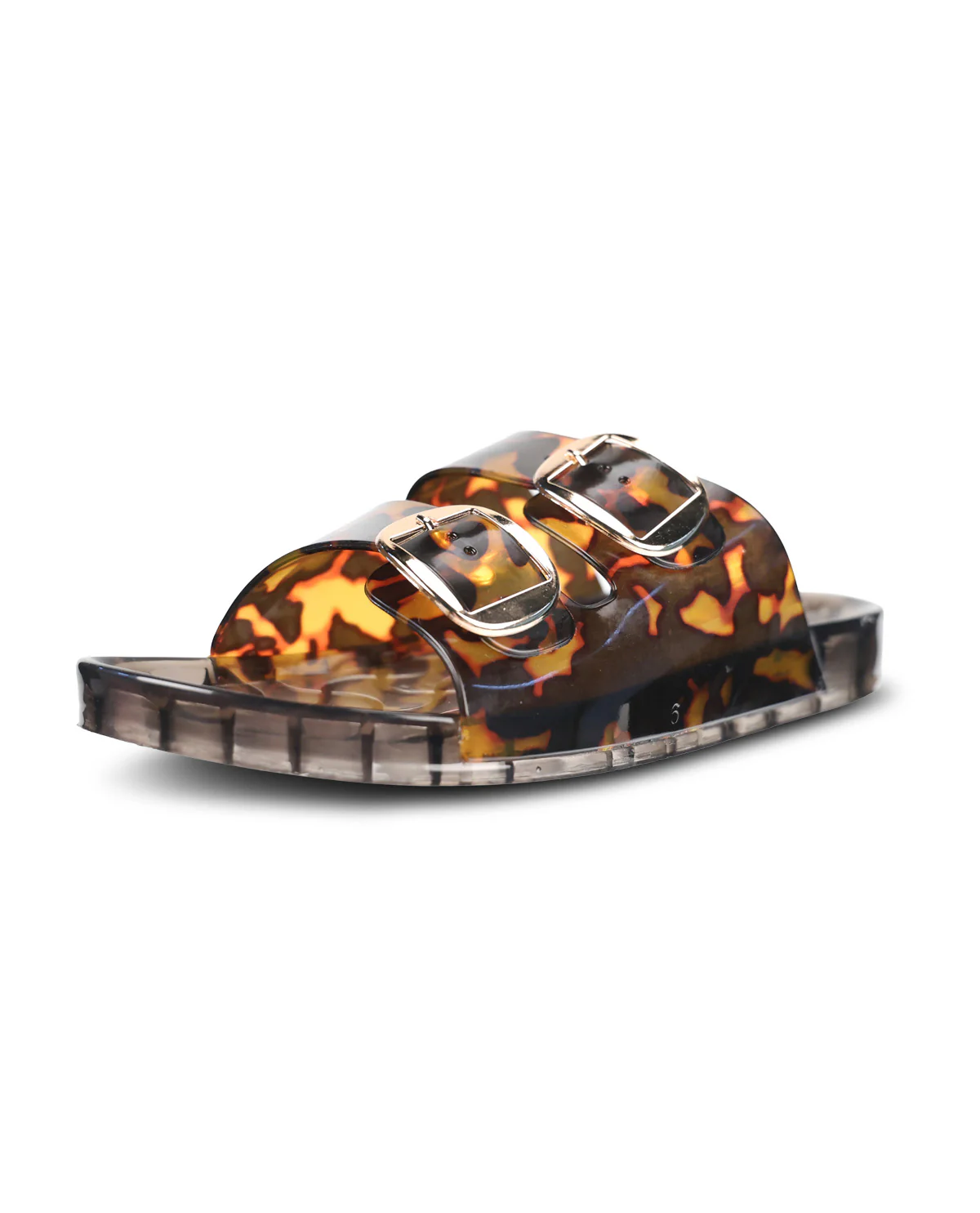 Mia Glimmer Two Band Sandal Leopard - Image 2