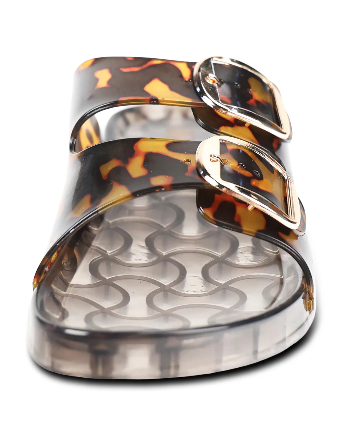 Mia Glimmer Two Band Sandal Leopard - Image 5