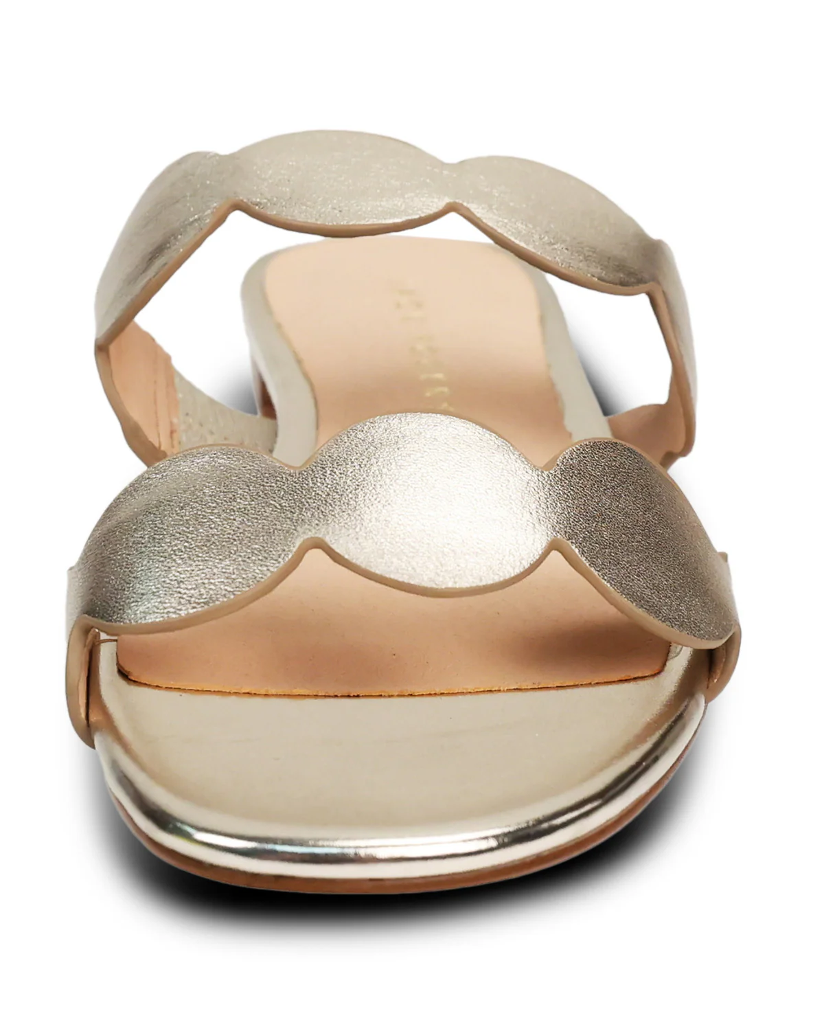 Jack Rogers Greglen Slide Metallic Platinum - Image 5