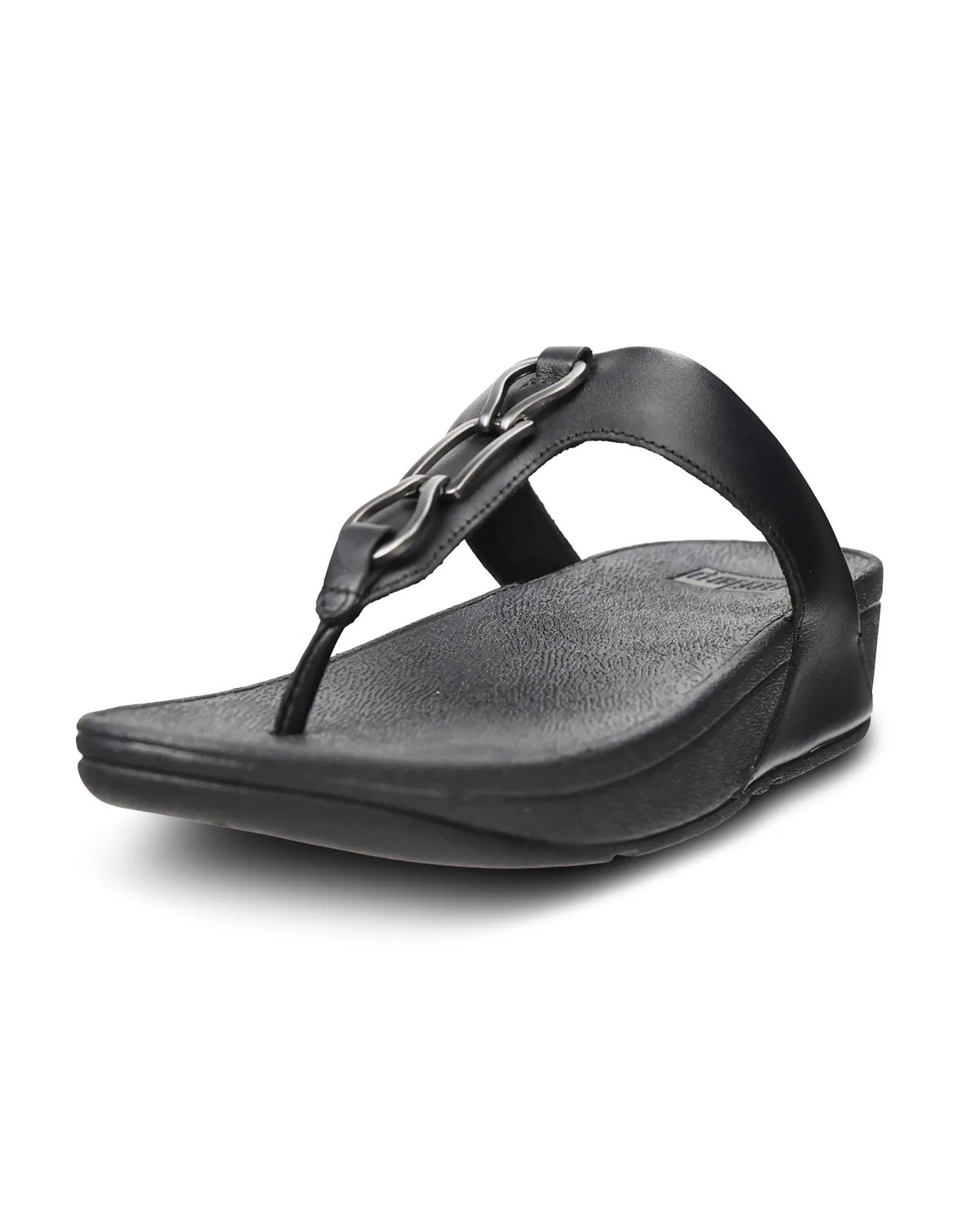 Fitflop Hallye Chain Accent Sandal Black - Image 2