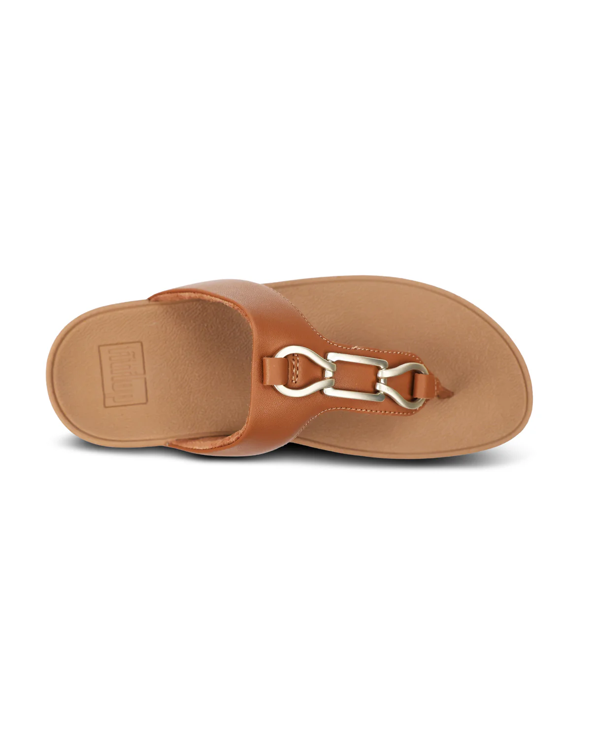 Fitflop Hallye Chain Accent Sandal Light Tan - Image 3