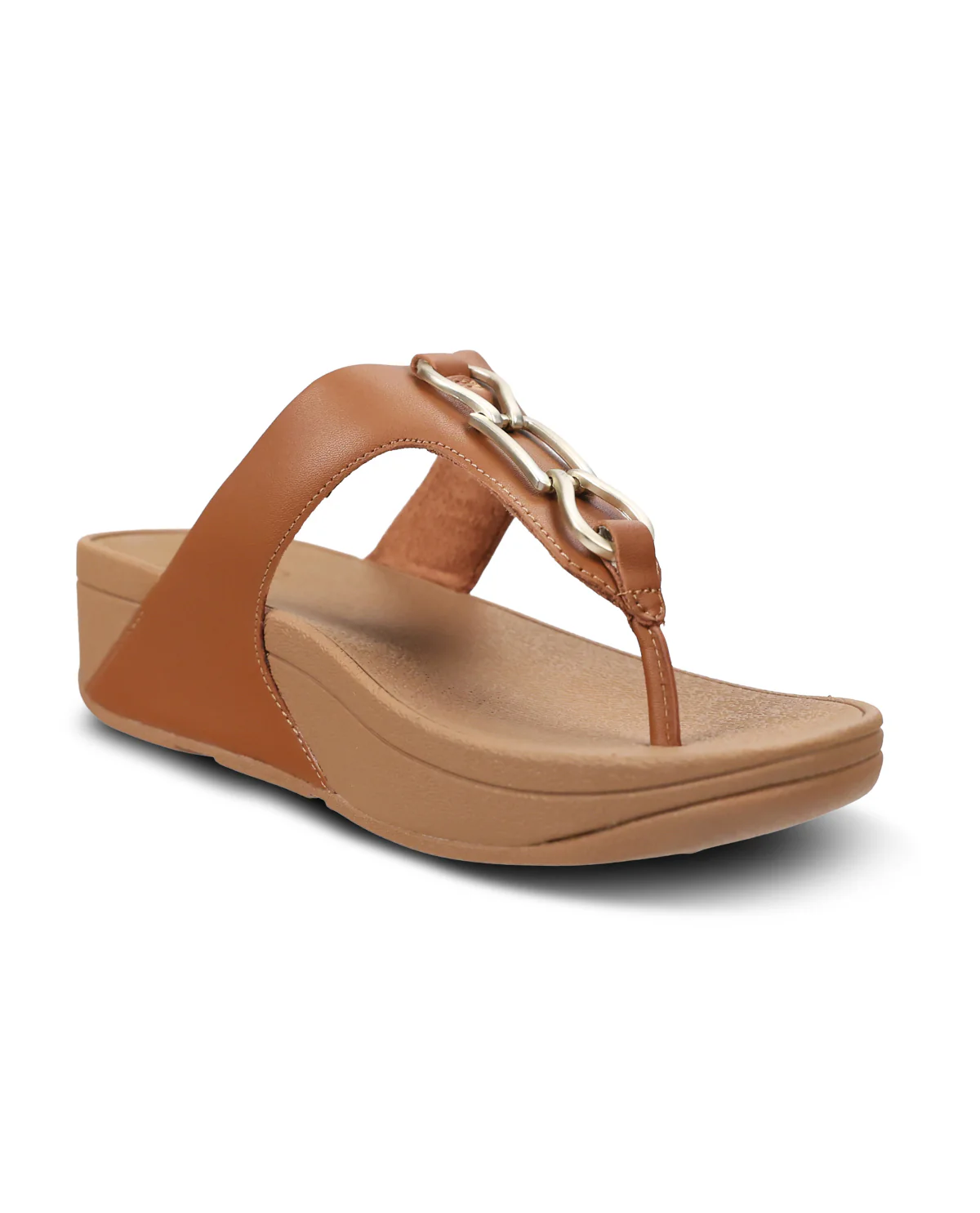Fitflop Hallye Chain Accent Sandal Light Tan - Image 4