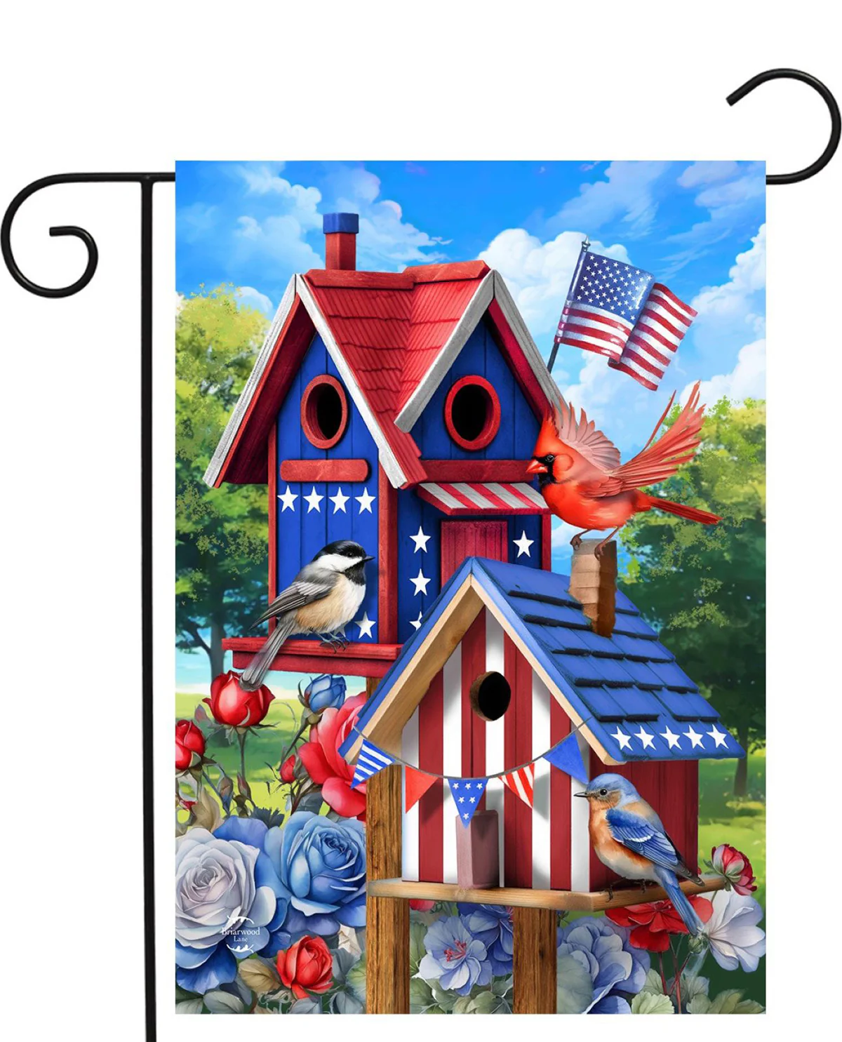Home Of The Free Birdhouses Garden Flag - Image 3