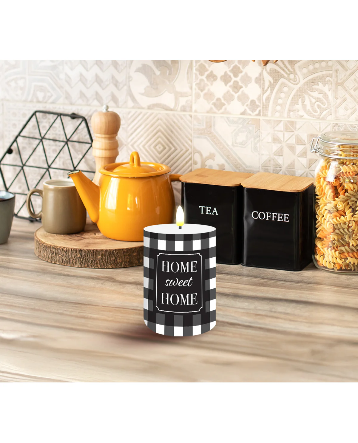 "Home Sweet Home" Flameless Candle - Image 2