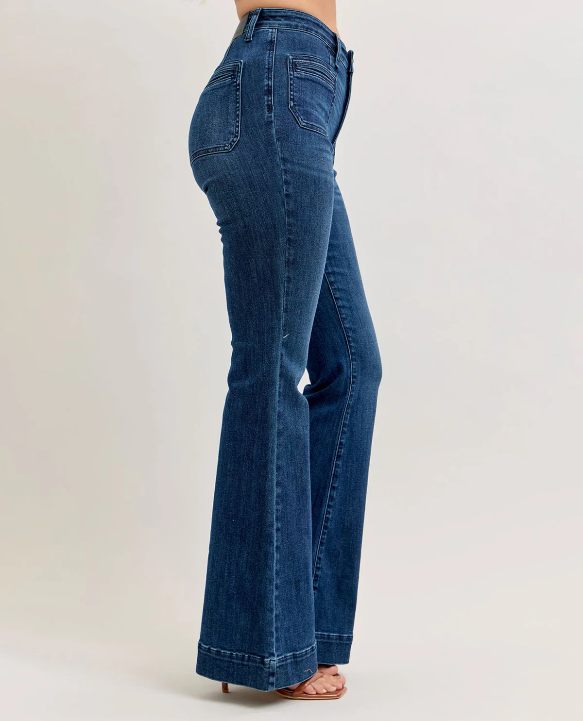 Judy Blue High Waist Bootcut Jeans Dark Wash - Image 3
