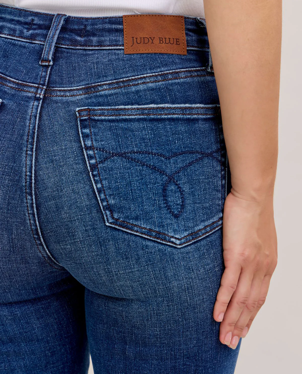 Judy Blue High Waist Bootcut Dark Jeans - Image 5