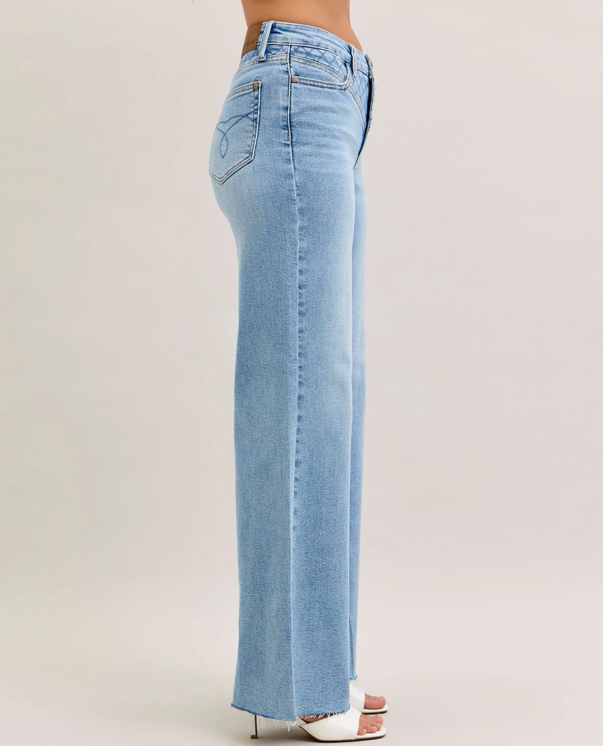Judy Blue High Waist Retro Wide Jeans - Image 4