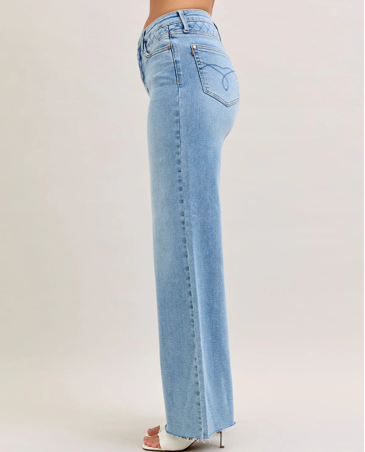 Judy Blue High Waist Retro Wide Jeans - Image 6