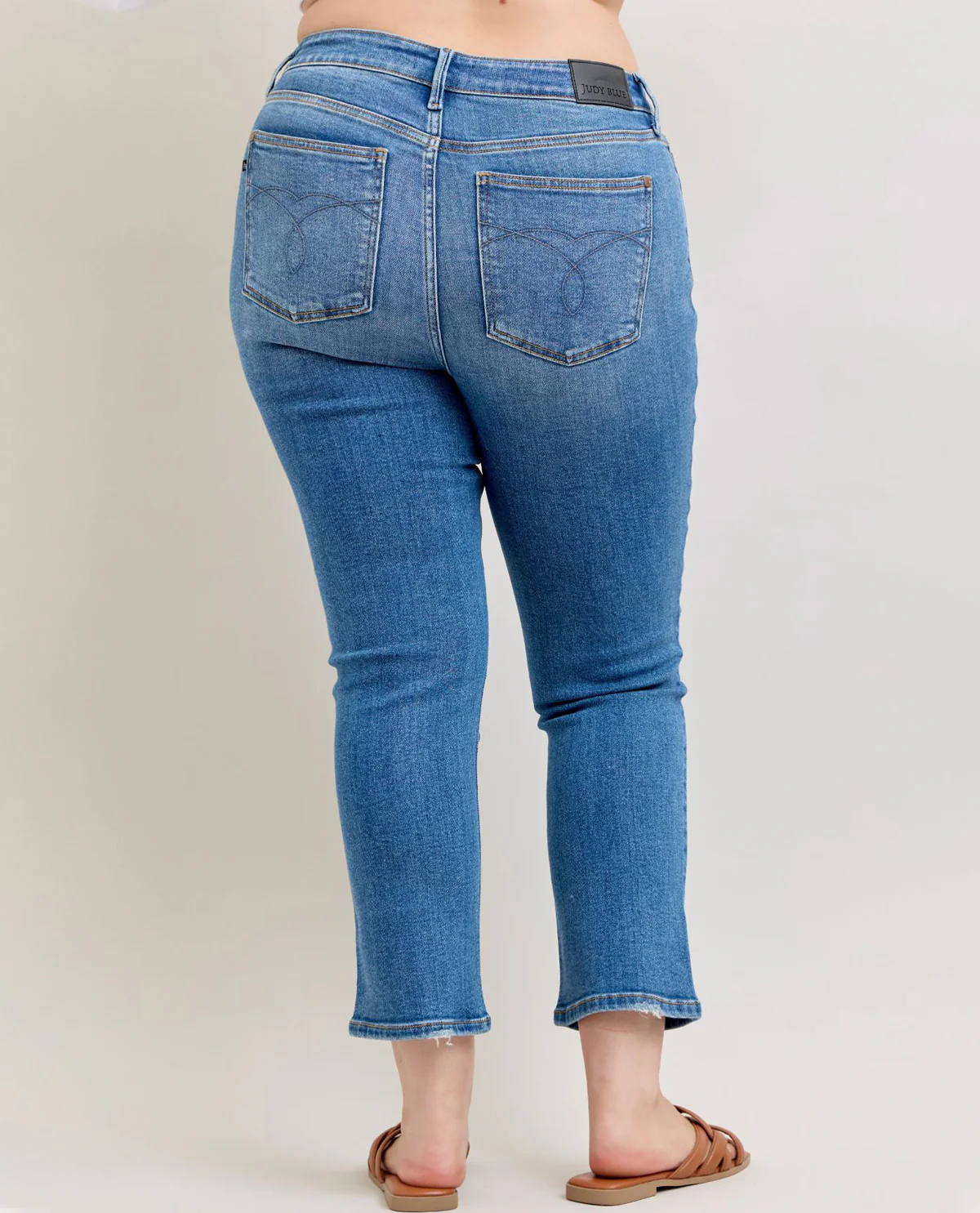 Judy Blue High Waist Slim Ankle Straight Jeans - Image 3