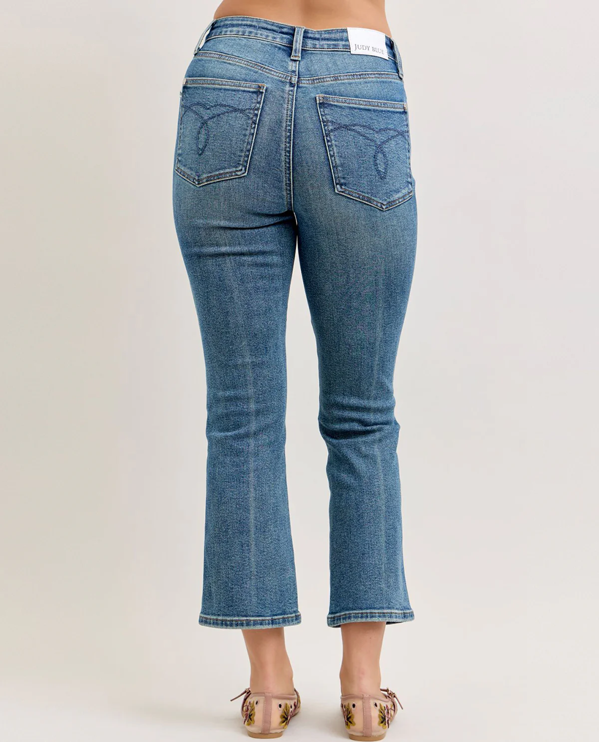 Judy Blue High Waist Tummy Control Kick Flare Jeans - Image 3
