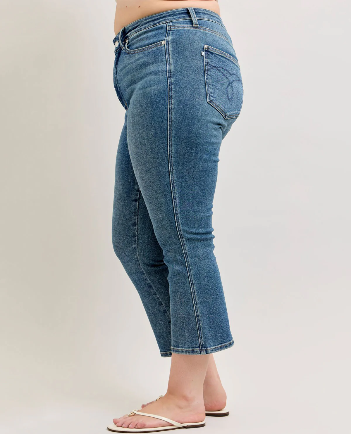 Judy Blue High Waist Tummy Control Kick Flare Jenas - Image 4