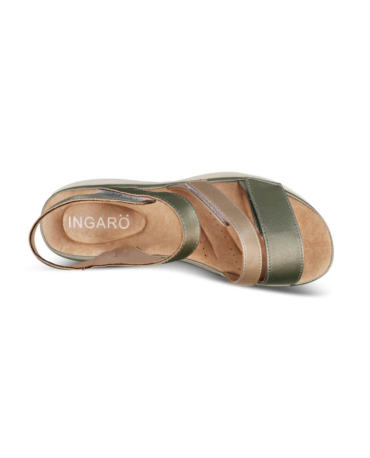 Ingaro Patricia Sandal Light Olive - Image 6