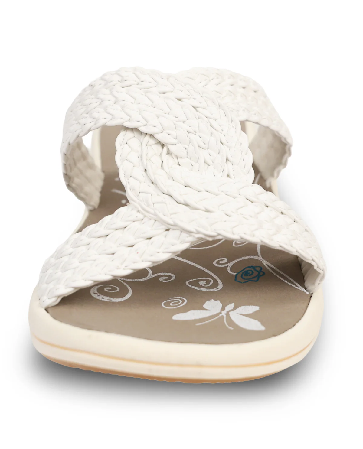 Ingaro Raffia Sandal White - Image 5