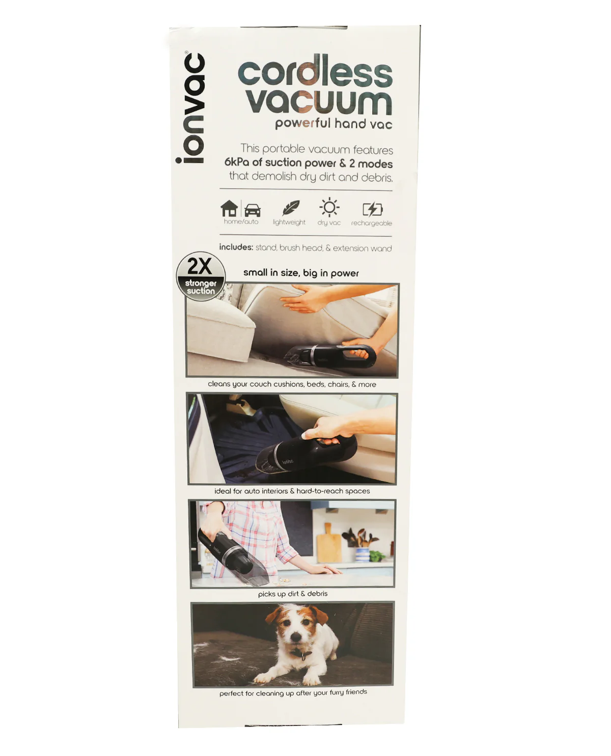 Ionvac Red Cordless Hand Vacuum - Image 2