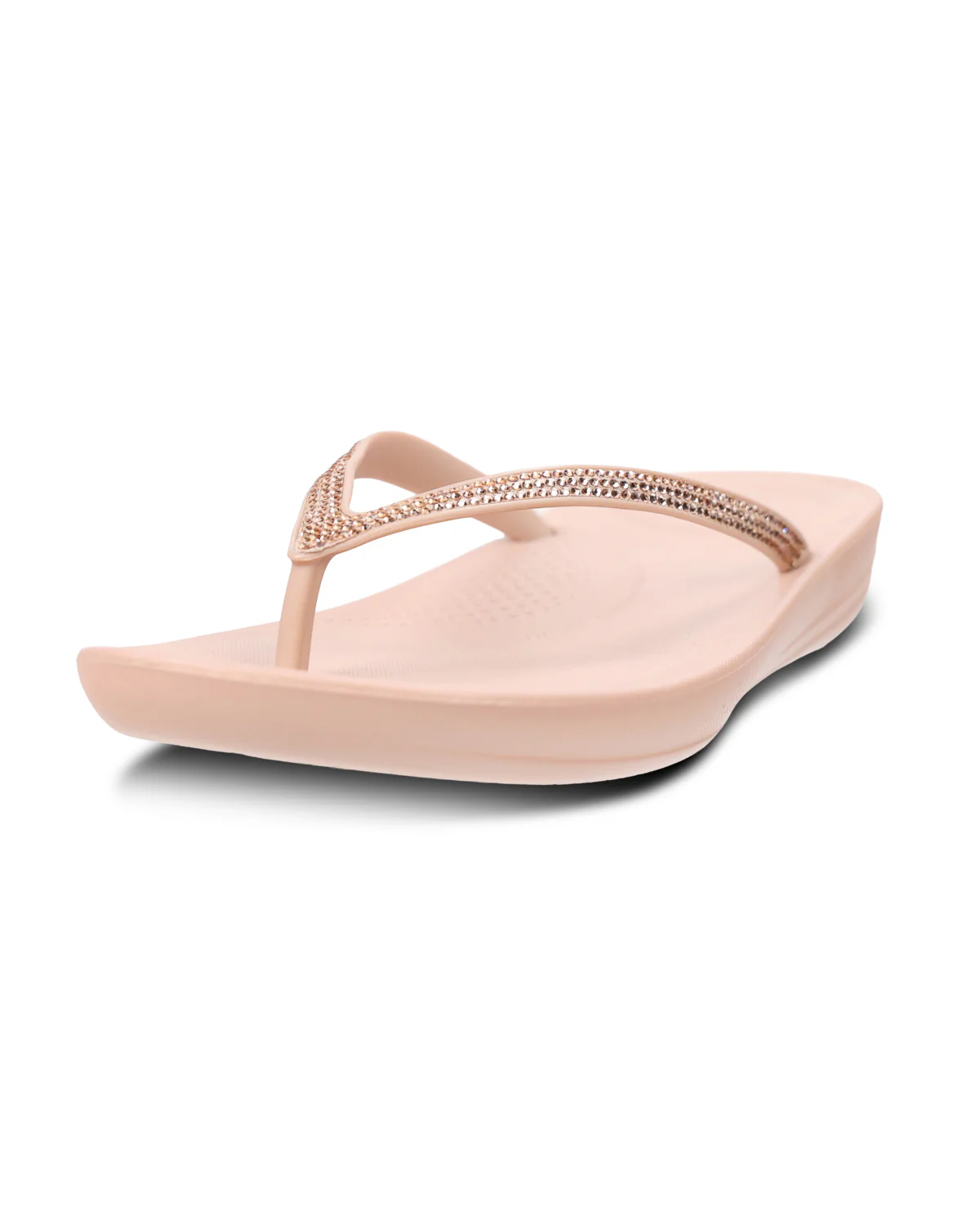 Fitflop Iqushion Sparkle Sandal Beige - Image 2