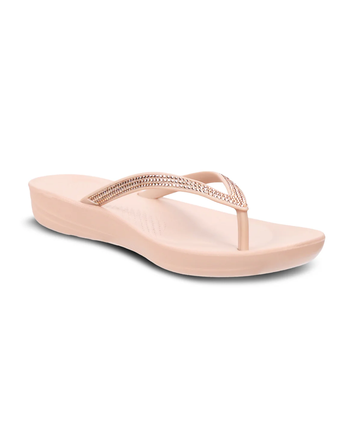 Fitflop Iqushion Sparkle Sandal Beige - Image 3