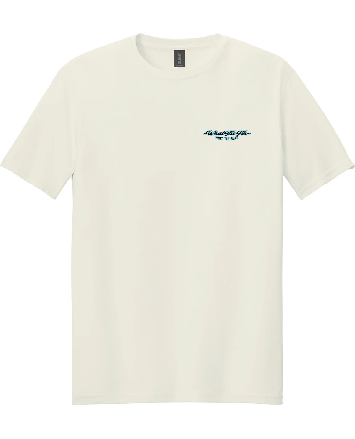 What The Fin Jesus Anchor Short Sleeve Tee Ivory - Image 2