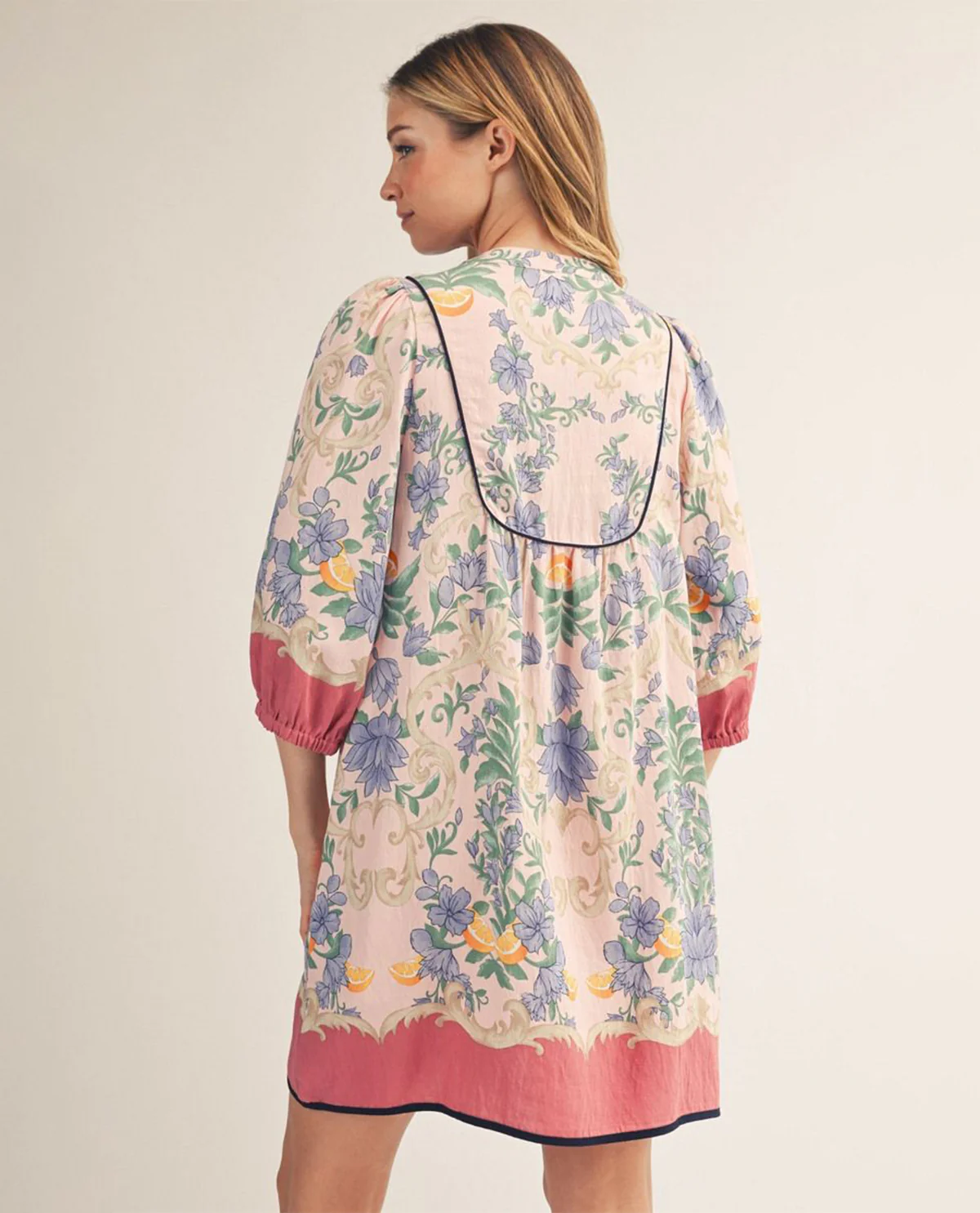 Jodifl Floral Print Dress Pink - Image 2