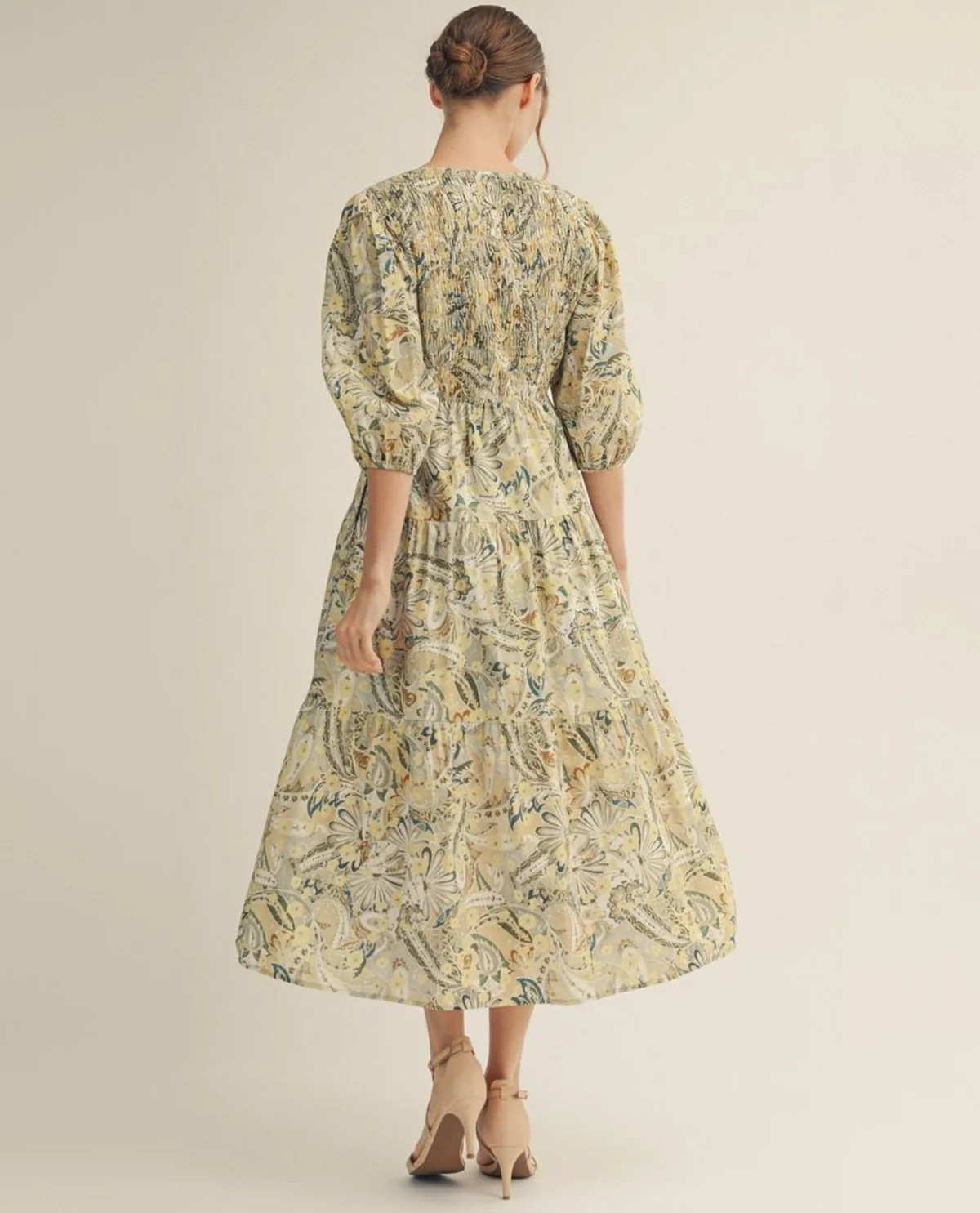 Jodifl Print Dress Green - Image 2