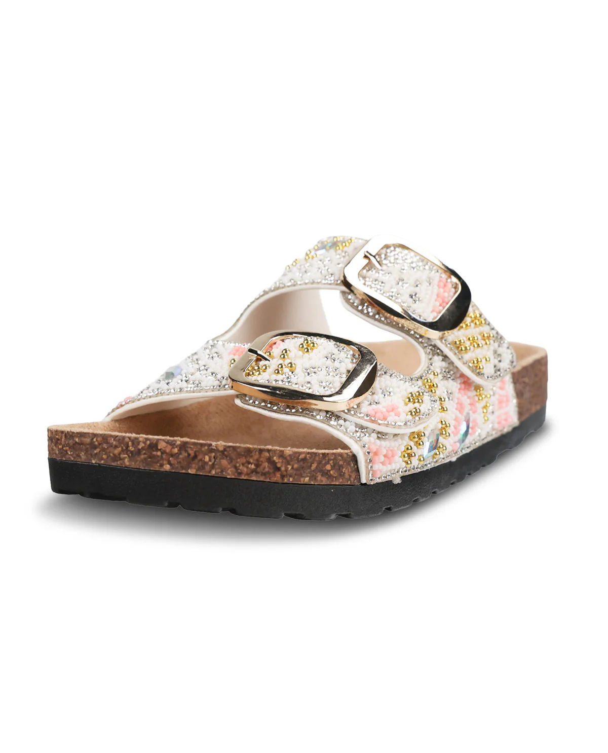 Mia Jozee Beaded Two Band Sandal - Image 3