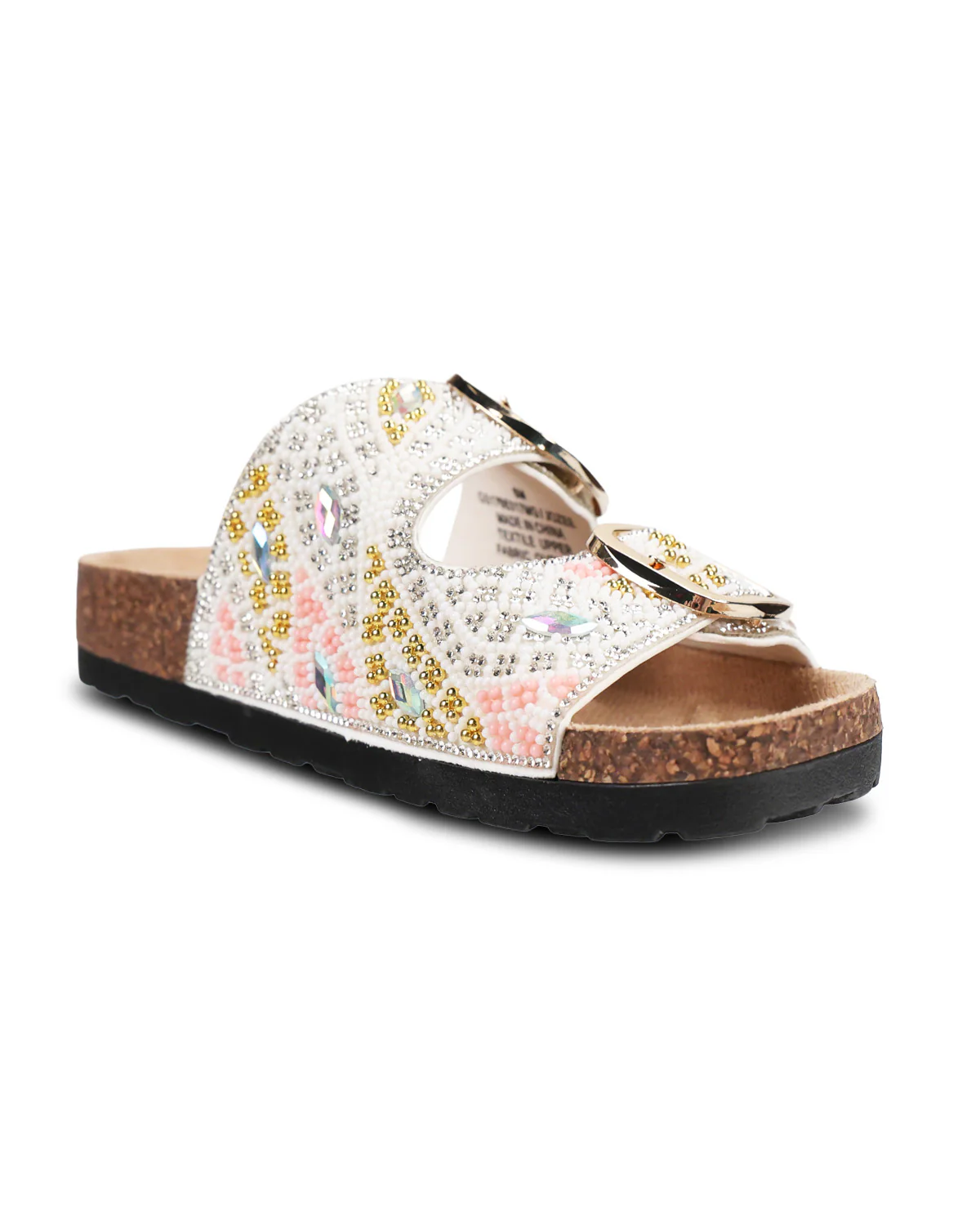 Mia Jozee Beaded Two Band Sandal - Image 4