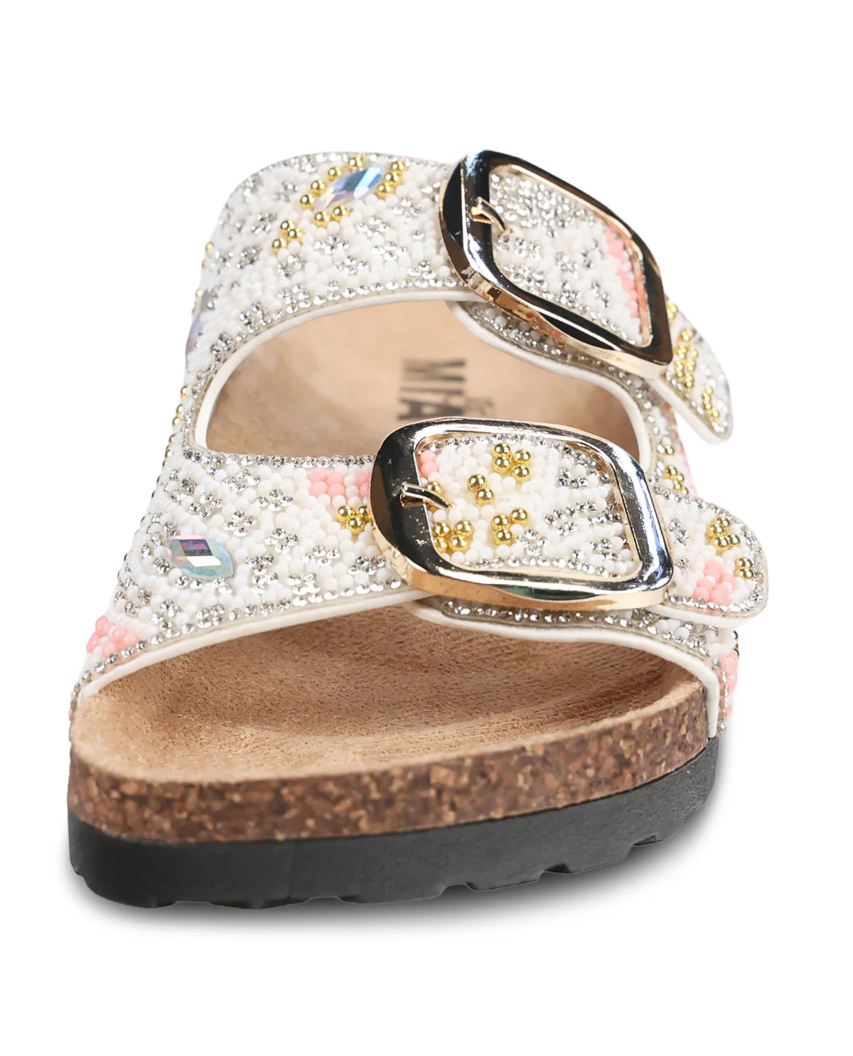 Mia Jozee Beaded Two Band Sandal - Image 6