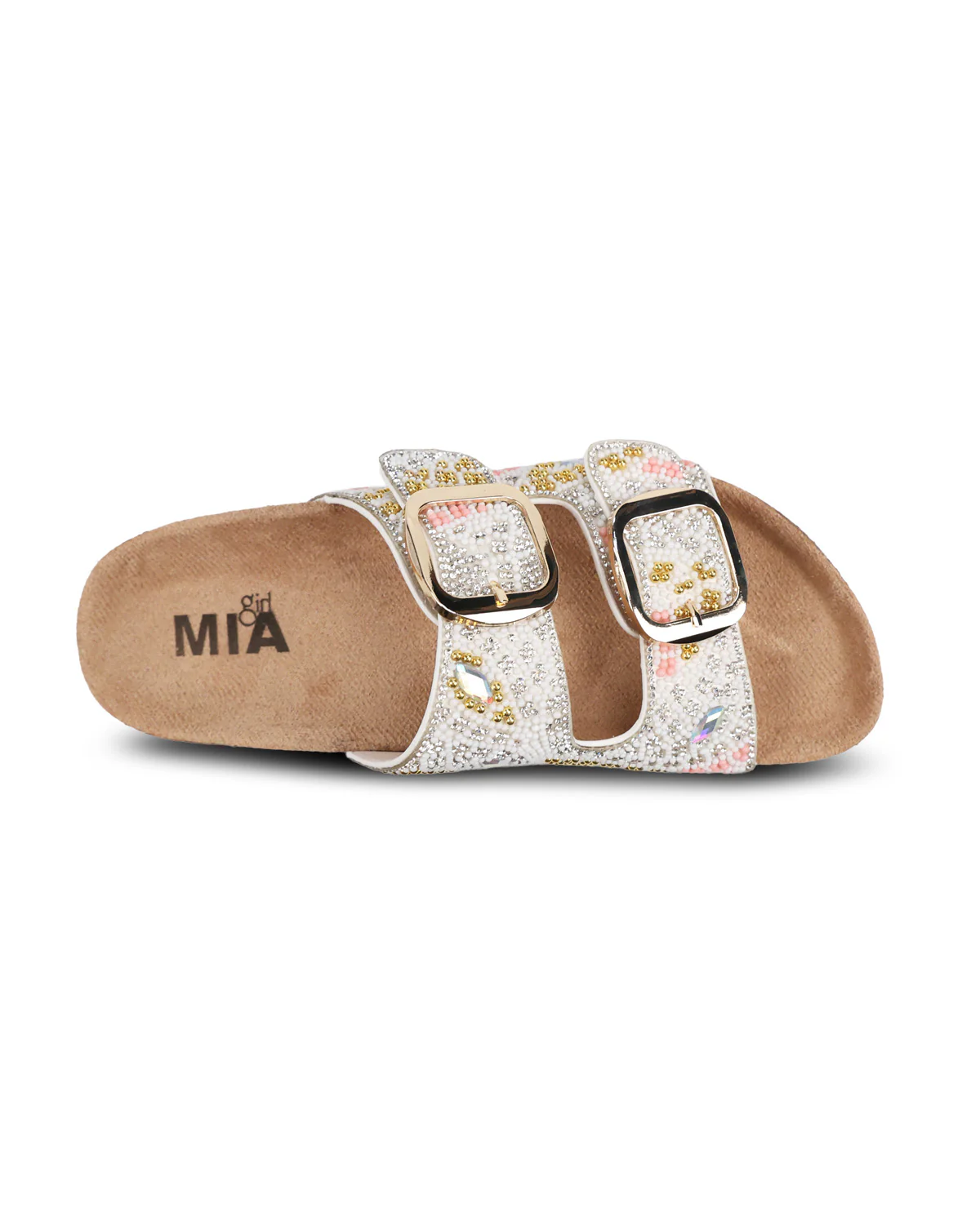Mia Jozee Beaded Two Band Sandal - Image 7