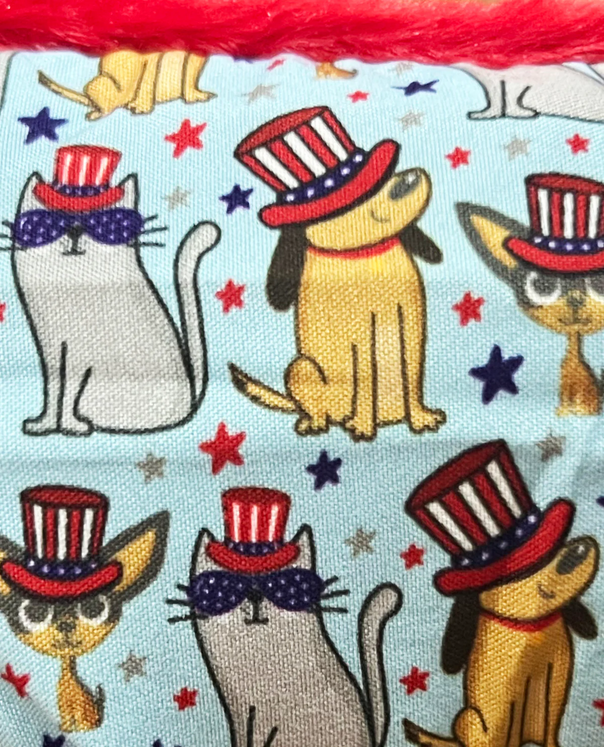 July 4th Red Pet Bed - Image 2