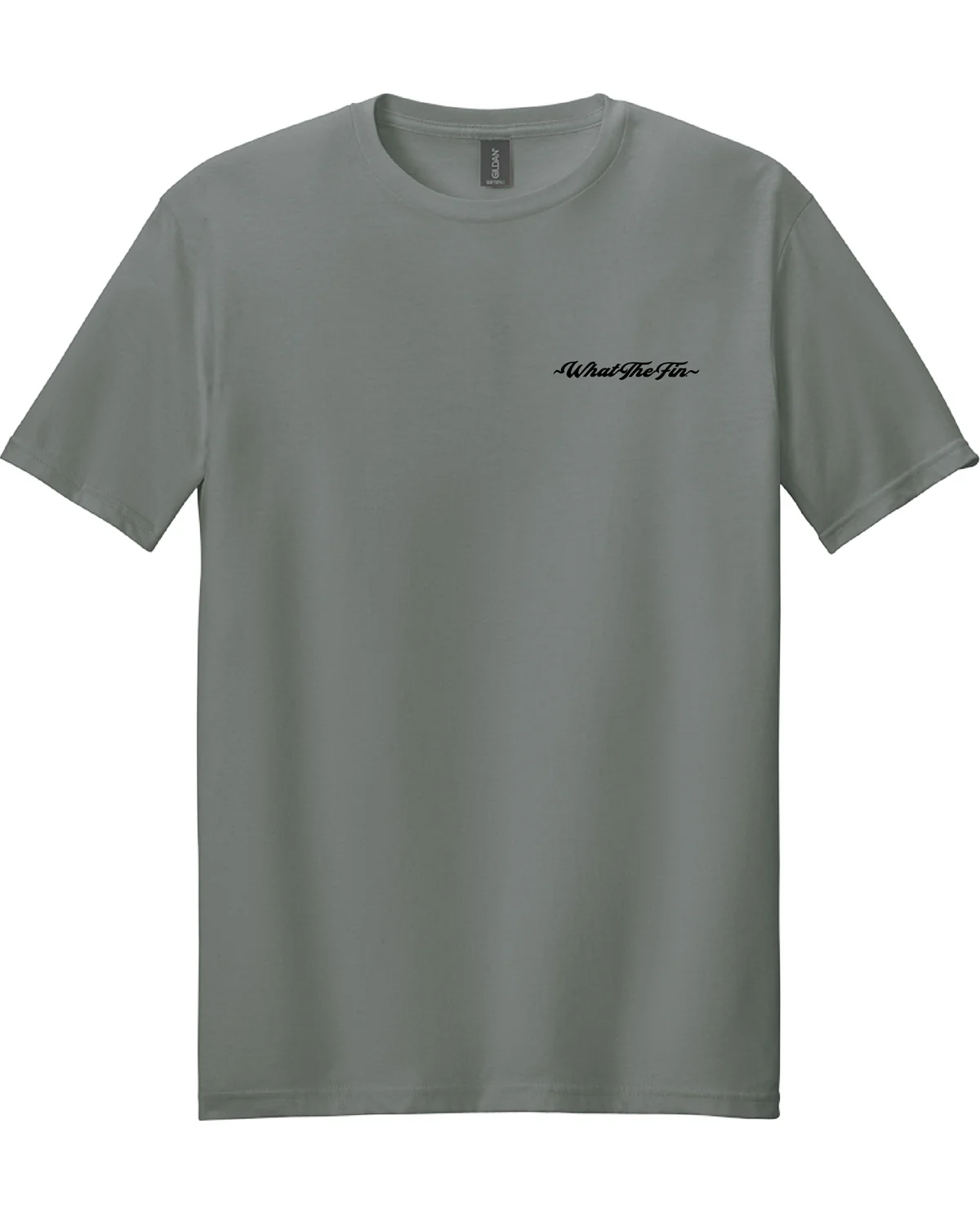 What The Fin Keep N It Reel Short Sleeve Tee Graphite - Image 2