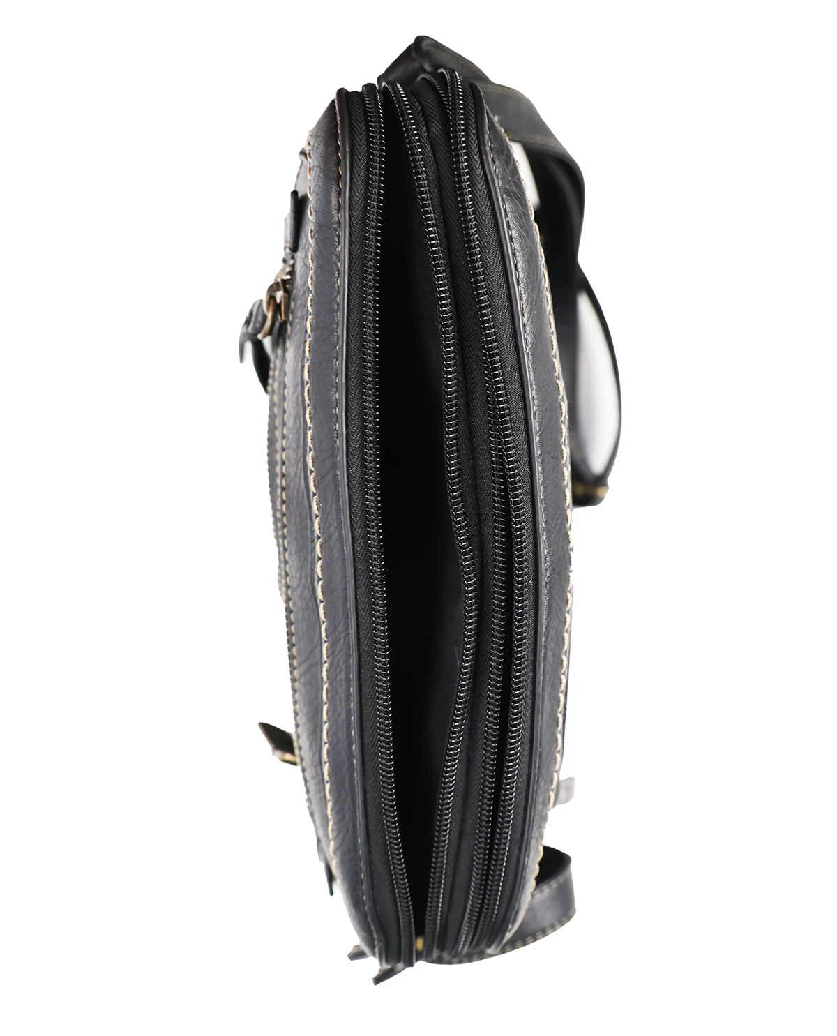 BOC Lambertville Buckles Suede Crossbody Black - Image 2