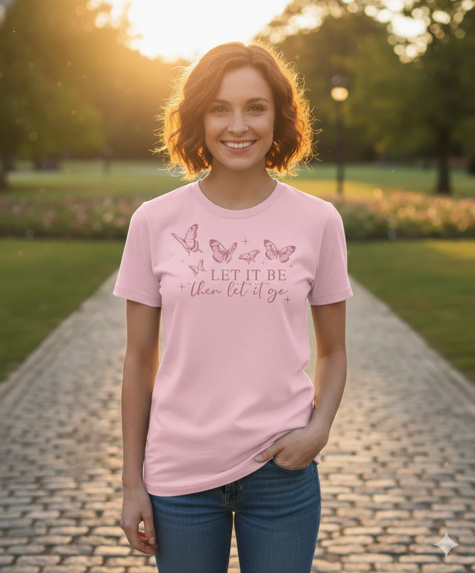 Let It Be Short Sleeve Screen Tee - Image 2