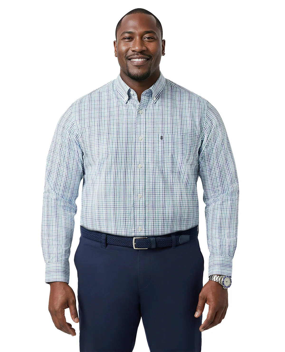 Izod Long Sleeve Performance Comfort Woven - Image 3