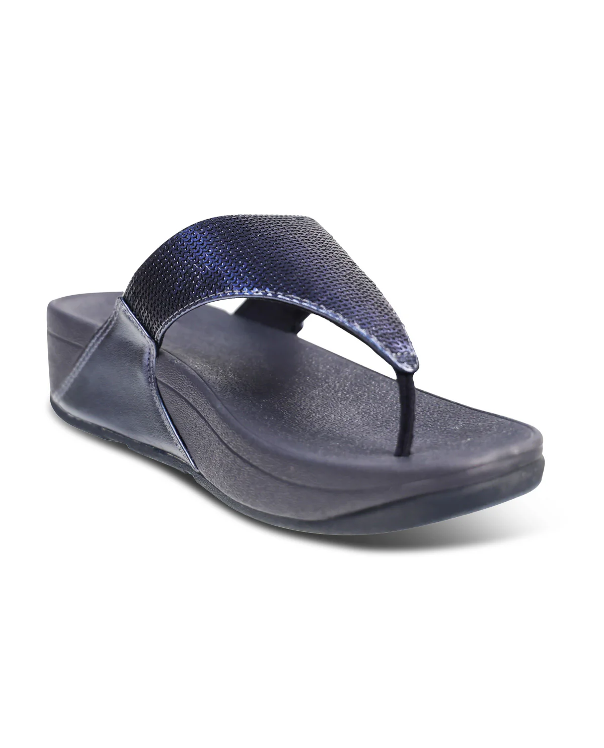 Fitflop Lulu Toe-post Sandal Cosmic Blue - Image 3