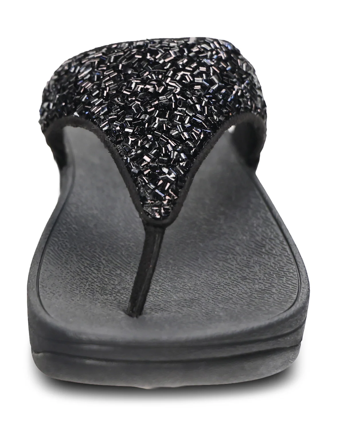 Fitflop Lulu Toethong Sandal All Black - Image 5
