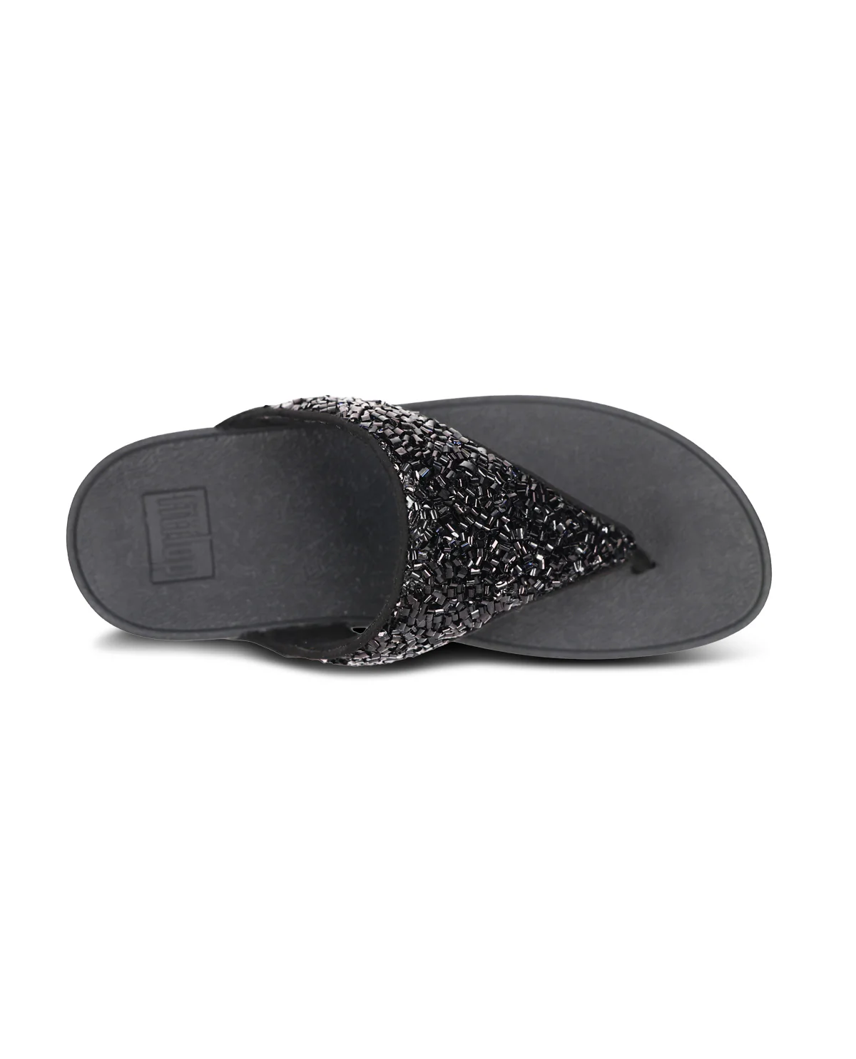 Fitflop Lulu Toethong Sandal All Black - Image 6