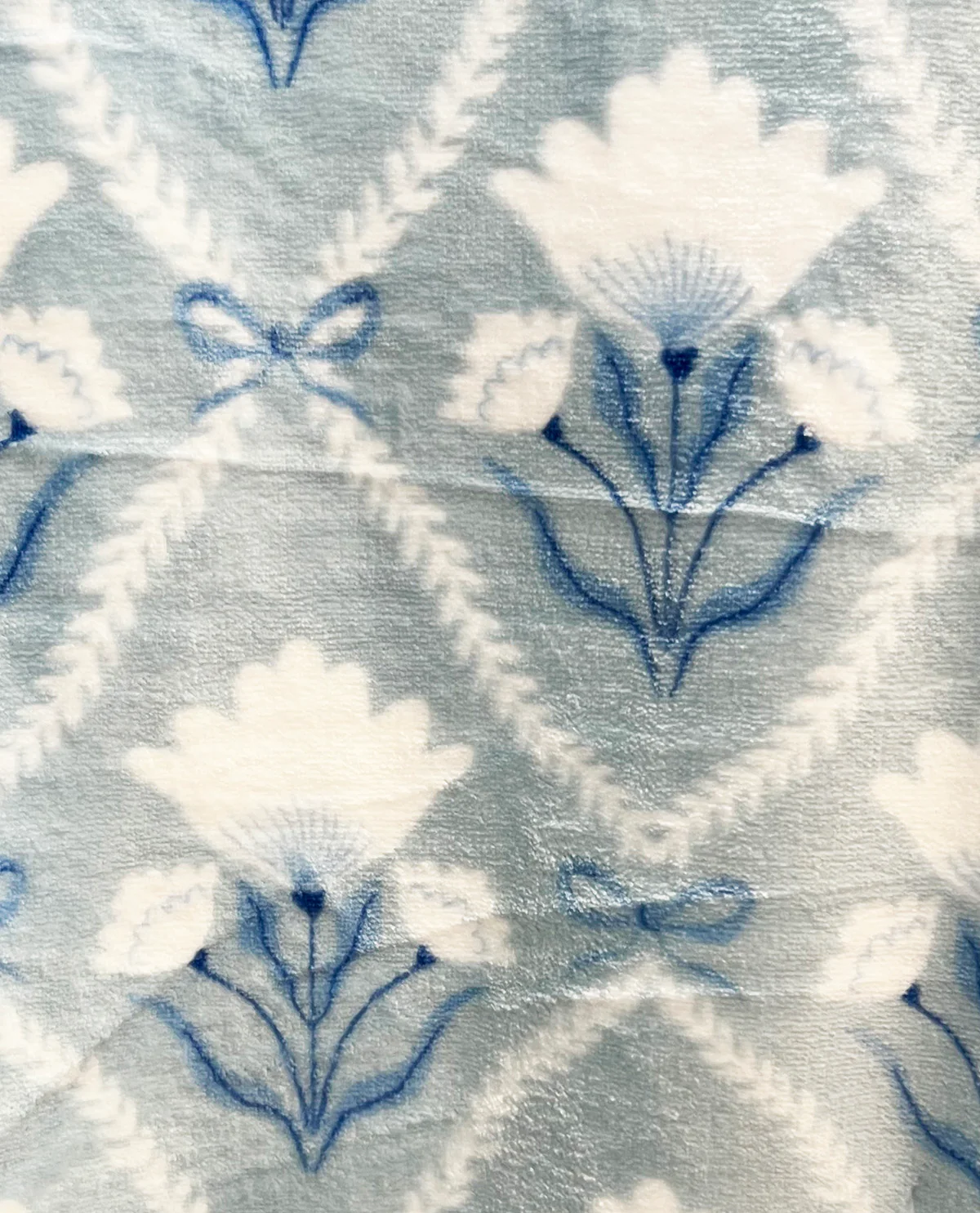 Madelaine Blue Throw - Image 2