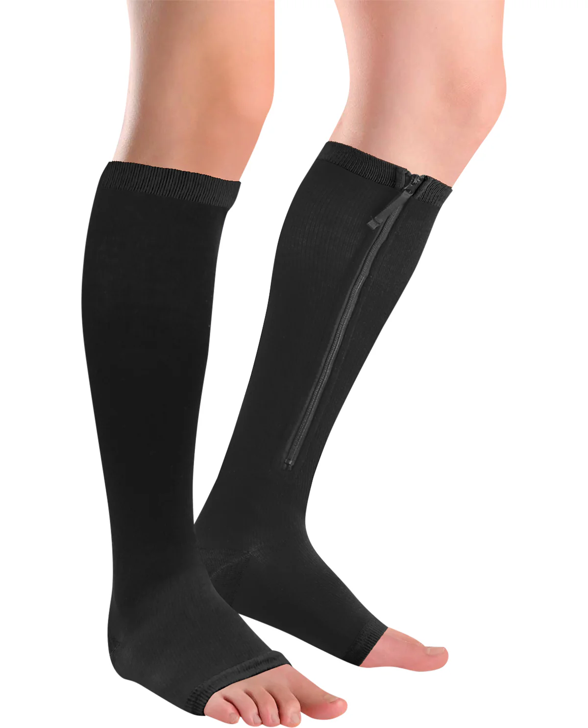 Magnetic Zipper Compression Socks - Image 2