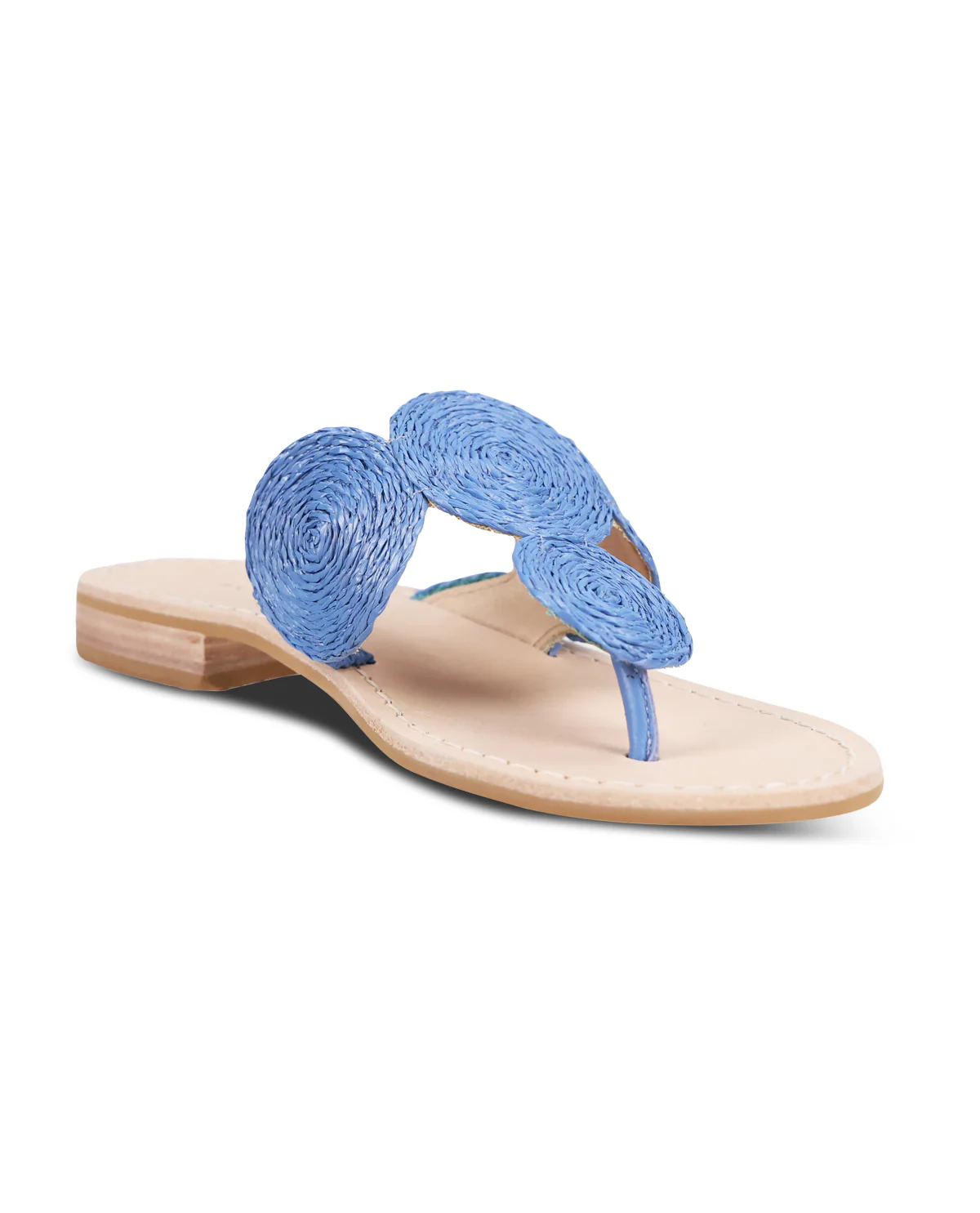 Jack Rogers Margo Flat Sandal Salt Water Raffia - Image 3